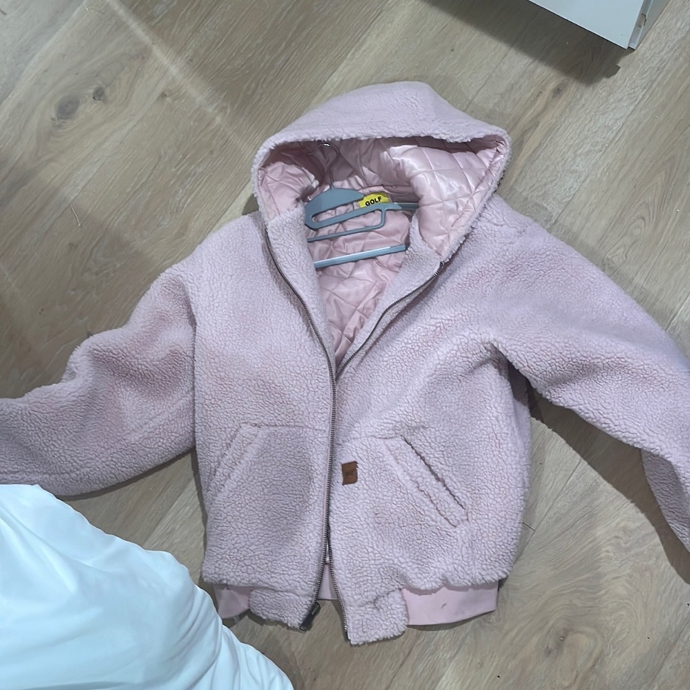 NEW!! GOLF WANG pink large fleece jacket